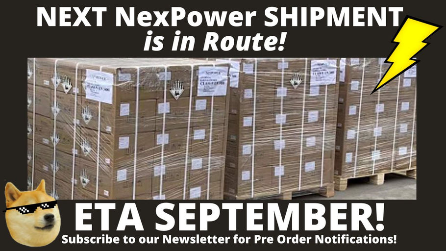September NexCell Shipment is in ROUTE! STAY TUNED and SUBSCRIBE!