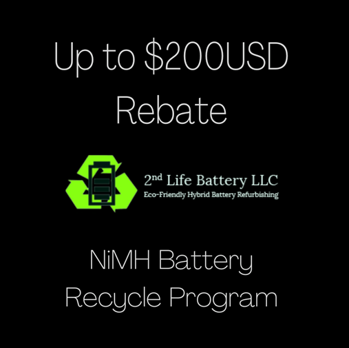 Exclusive NiMH Recycling Program for NexPower customer